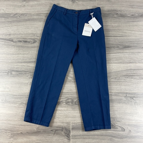 NWT - ASPESI Women's Trousers Blue Mod.H106 - Picture 2 of 7